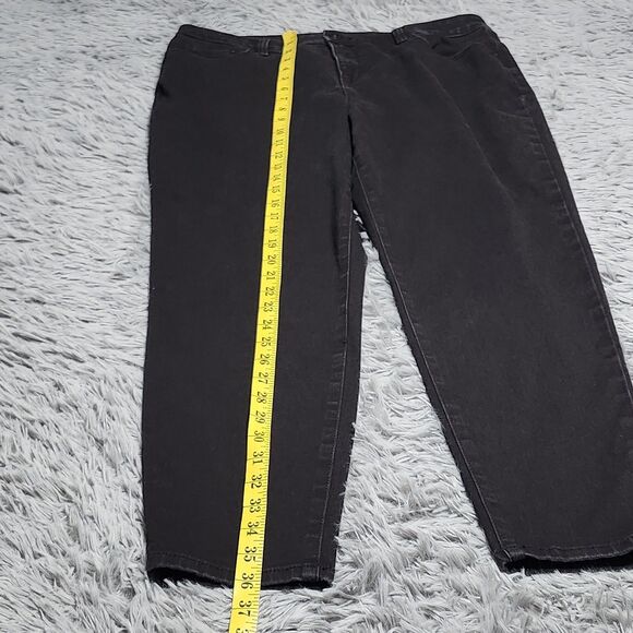 Style & Co Jeans Womens 14S Black Curvy‎ Skinny Leg Stretch Denim Pants Comfort - Picture 9 of 14